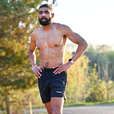 MudGear 2in1 training shorts lifestyle photo 2 — customer photo