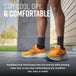 5" Crew Height Trail Running Sock (Gray/Black)