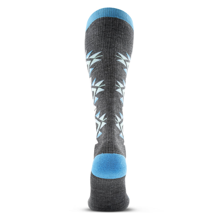 MudGear Mesa Horizon Tall Compression Socks - Gray/Blue (1 Pair)