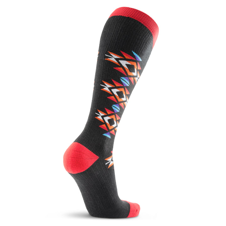 MudGear Mesa Horizon Tall Compression Socks - Black/Red (1 Pair)