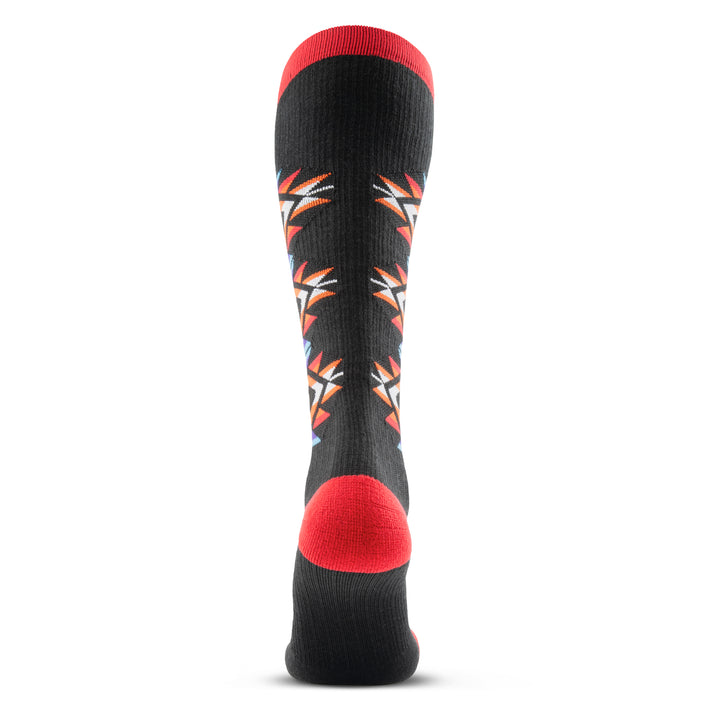 MudGear Mesa Horizon Tall Compression Socks - Black/Red (1 Pair)