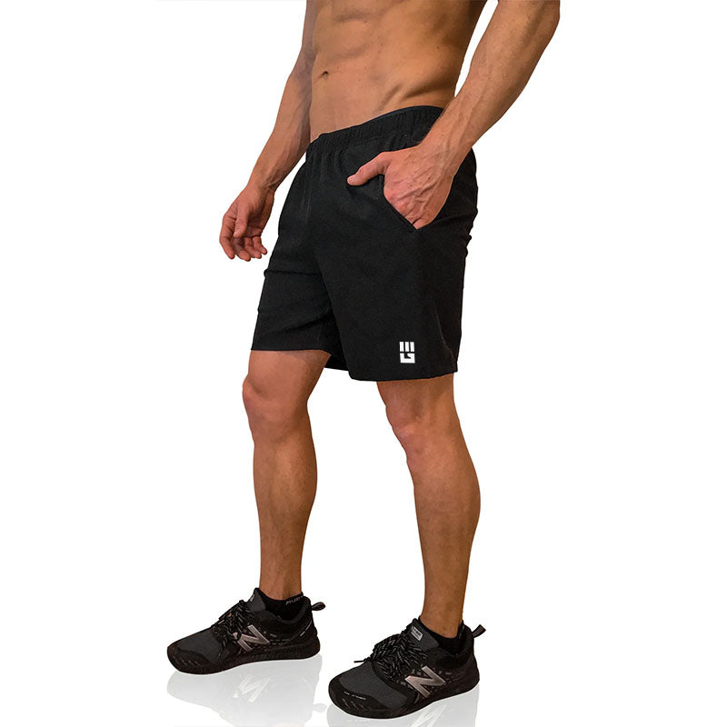 Men's Freestyle Running Shorts (Black)