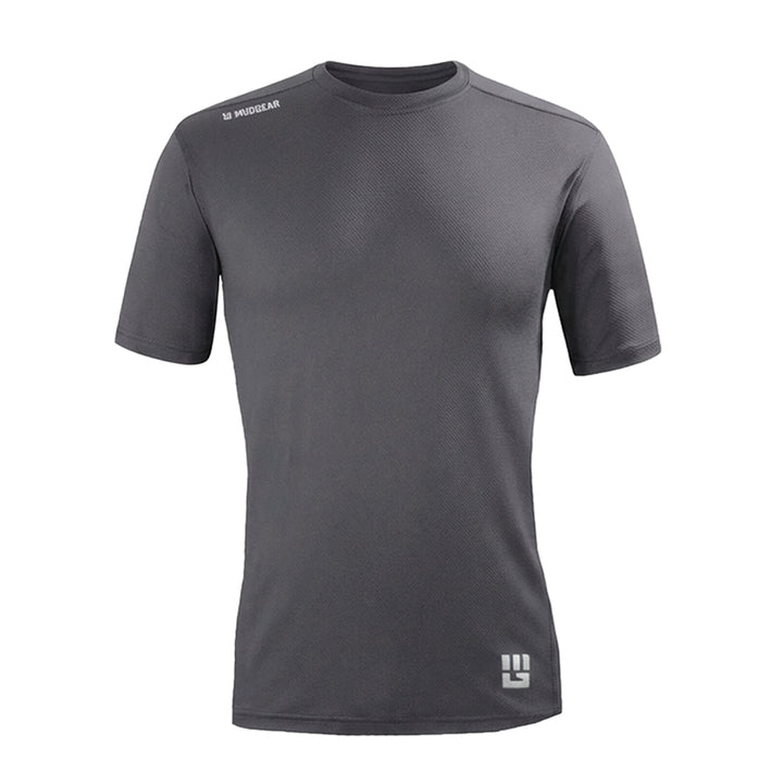Men's Fitted Performance Shirt VX - Short Sleeve (Tornado Gray)
