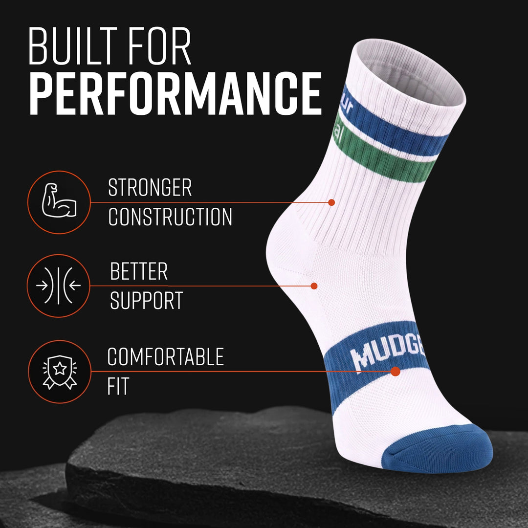 MudGear x Corinna Cobranded Crew Height Socks
