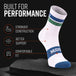 MudGear x Corinna Cobranded Crew Height Socks