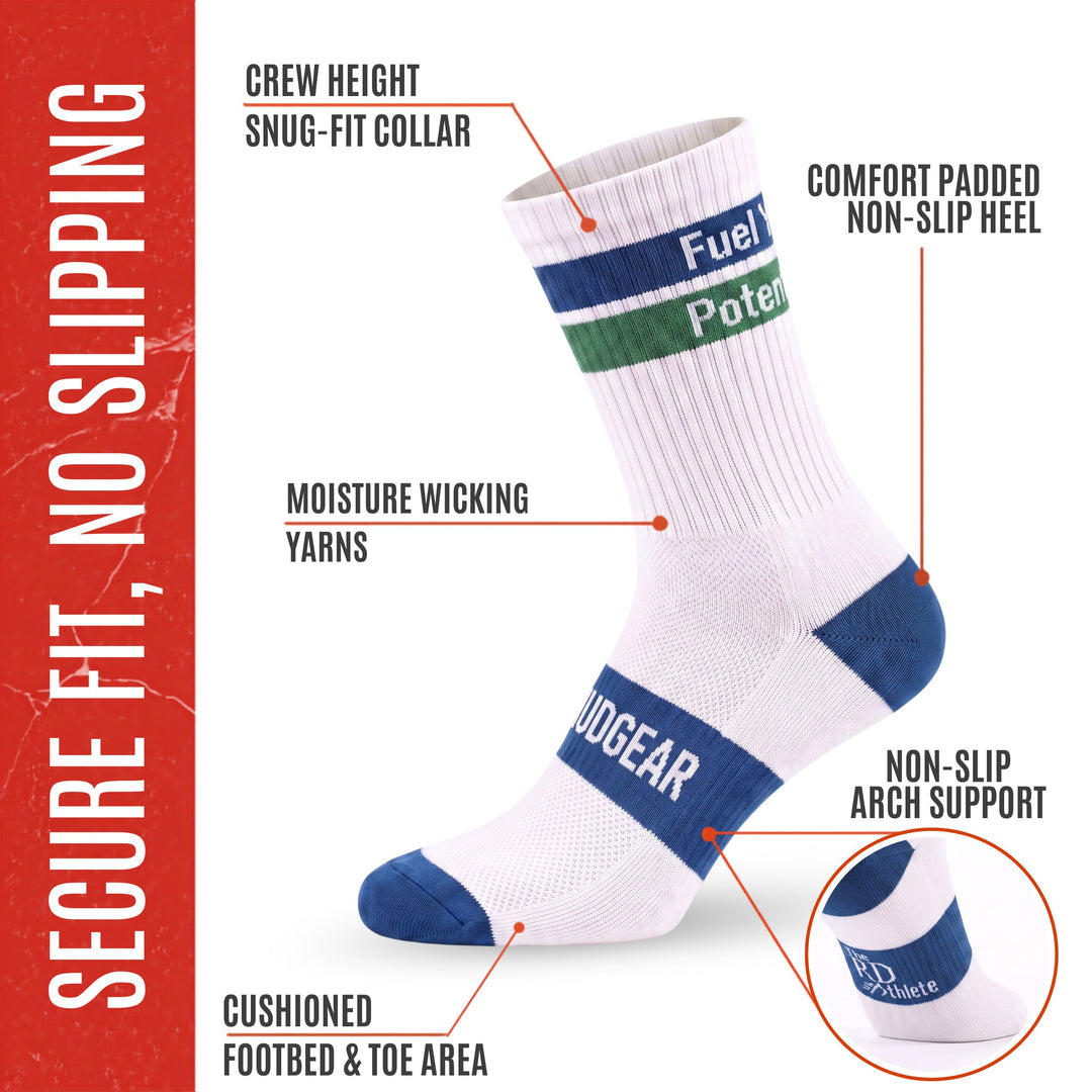 MudGear x Corinna Cobranded Crew Height Socks