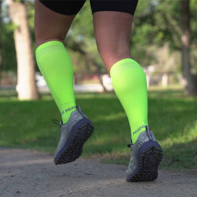 over the calf running socks