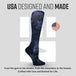 MudGear Custom Black/Gray Camo Tall Compression Socks (1 pair)