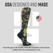 MudGear Custom Green Camo Tall Compression Socks (1 pair)