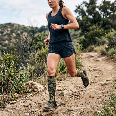 Customer photo of MudGear Custom Green Camo Tall Compression Socks (1 pair)
