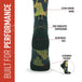 MudGear Custom Green Camo Tall Compression Socks (1 pair)