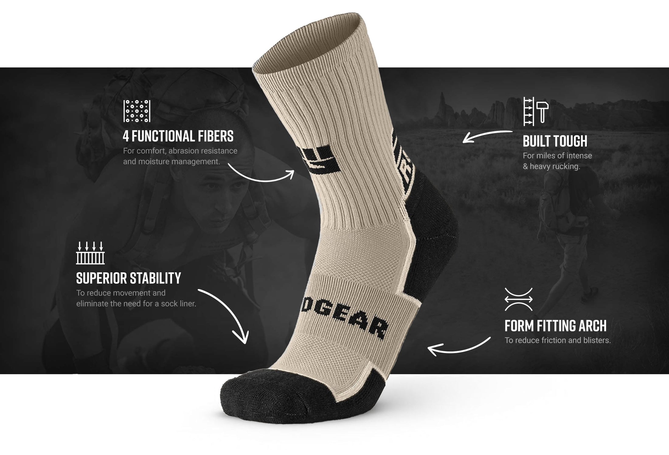 mudgear best ruck socks