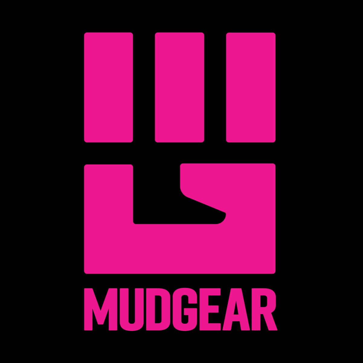 MudGear Tri-Blend Fist Logo Tee - Pink (Made to Order DTF)