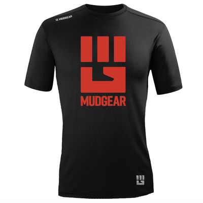 MudGear Performance Fist Logo Shirts - Orange (Made to Order DTF)