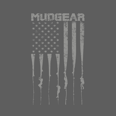 MudGear Tri-Blend USA Flag / Rope Climb Tee (Made to Order DTF)