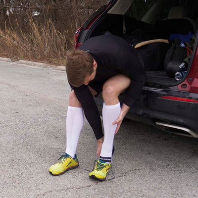 MudGear WHITE TALL COMPRESSION SOCKS PRODUCT REVIEW PHOTO 1080x1080 pic2 — customer photo
