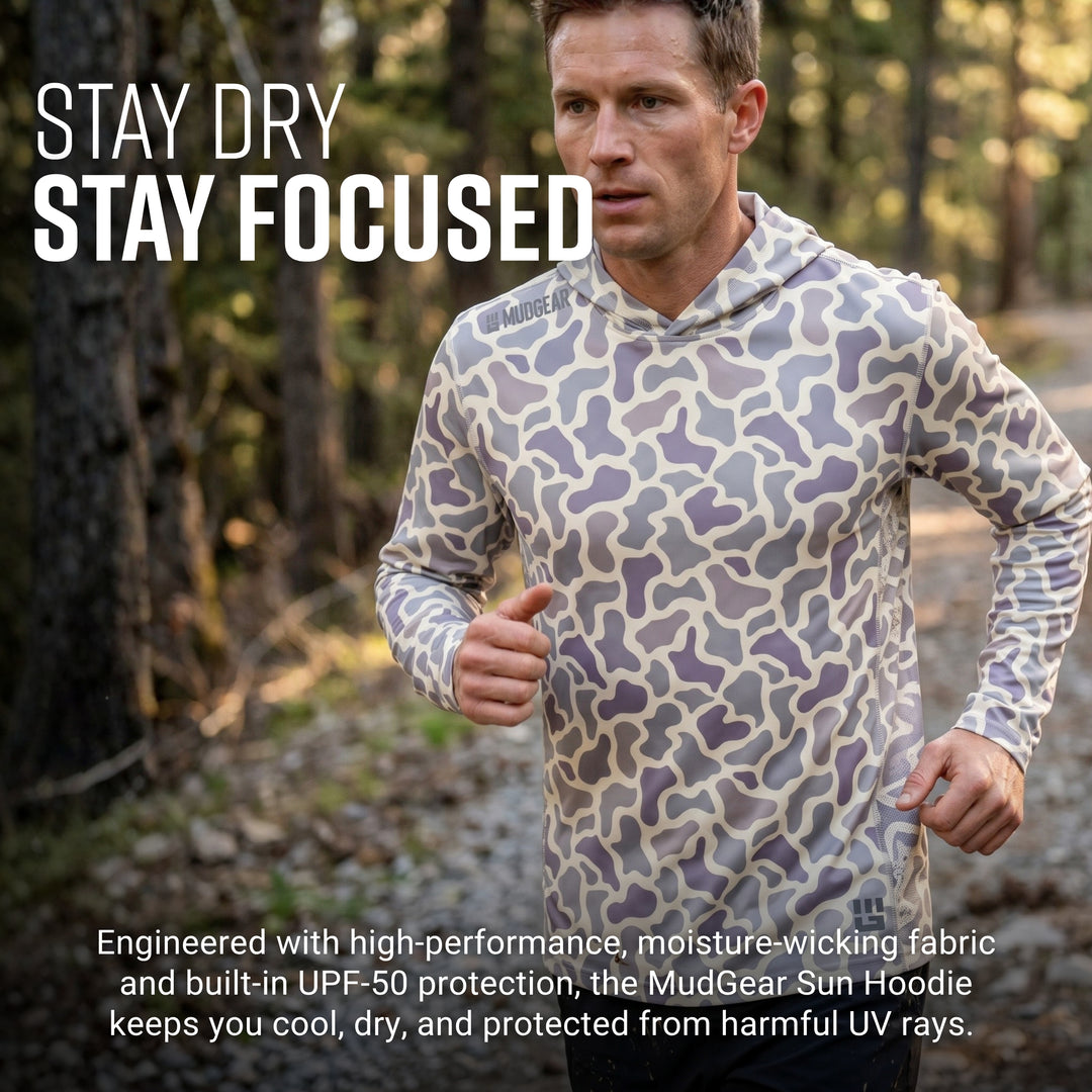 MudGear Sun Hoodie - Light Duck Camo