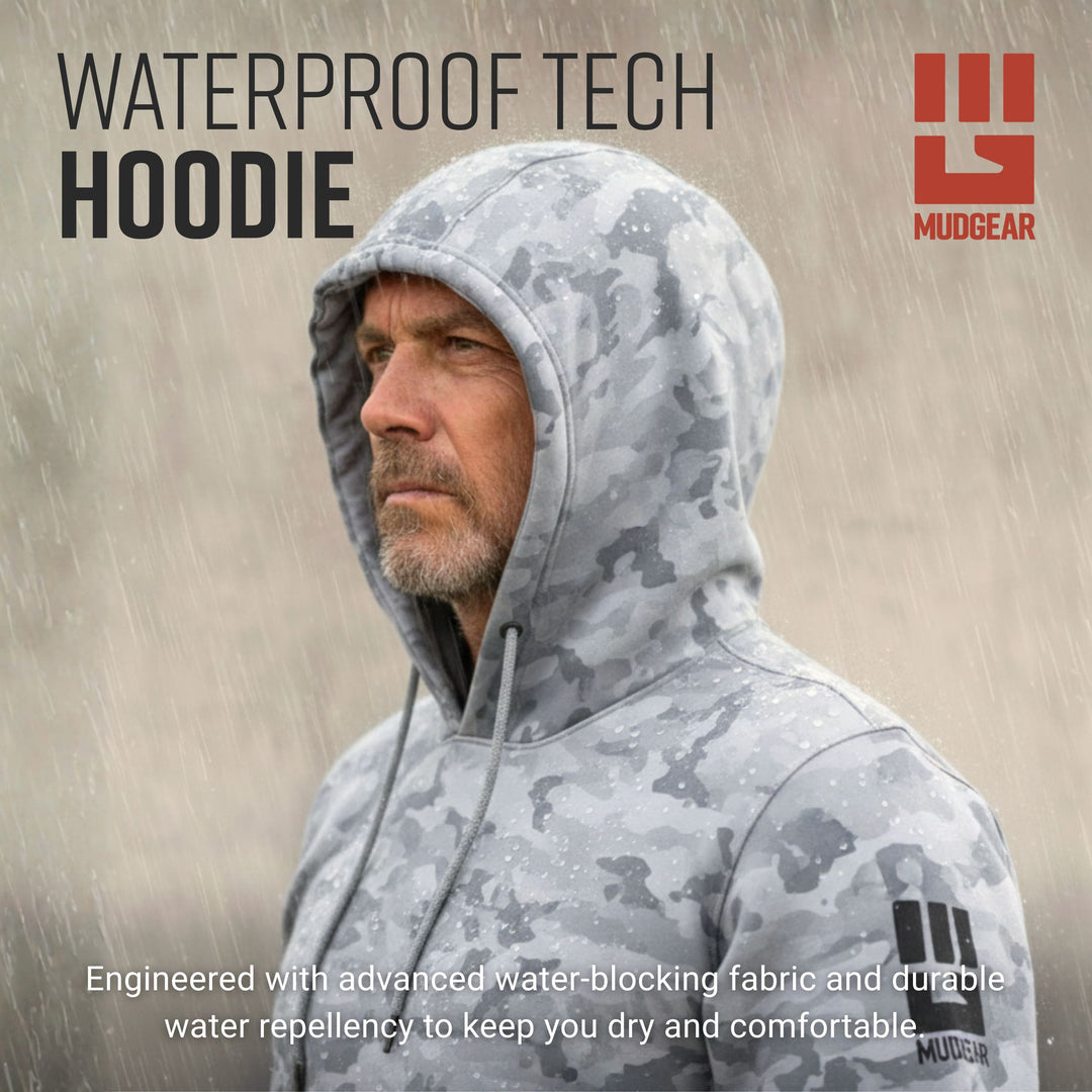 MudGear All-Weather Warrior Hoodie - Light Gray Camo