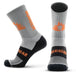 Tough Mudder by MudGear Crew Height Sock - Light Gray 