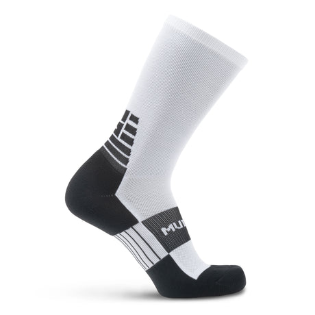 MudGear crew height socks - black and white
