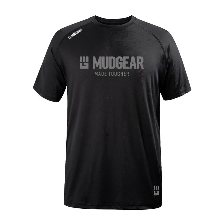 MUDGEAR MADE TOUGHER MEN'S LOOSE FIT PERFORMANCE SHIRT VX - SHORT SLEEVE (BLACK)