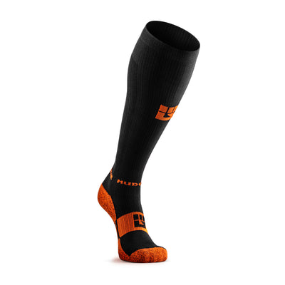 Mudgear Tall Compression Socks (Black/Orange)