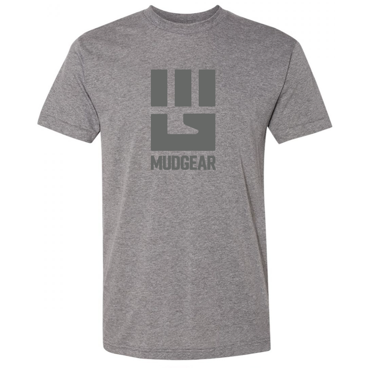 CLEARANCE ITEM - MG Logo - USA Made Tri-Blend Tee (Heather Grey)